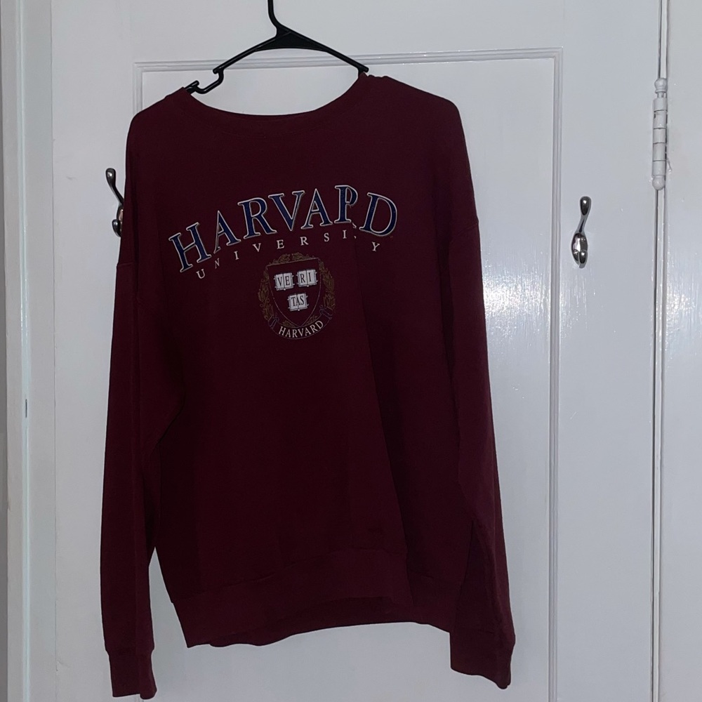 Maroon Harvard Crewneck